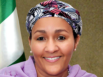 Amina J. Mohammed, WSSCC Chair, Minister of Environment, Federal Republic of Nigeria (photo)