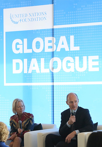 Magnus Groth, President and CEO of Essity, at the UN Foundation’s annual dialogue (photo)